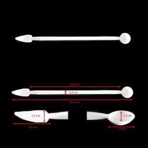 Espatula Plastico Laboratorio Tipo Gritman (cuchara-triangular)
